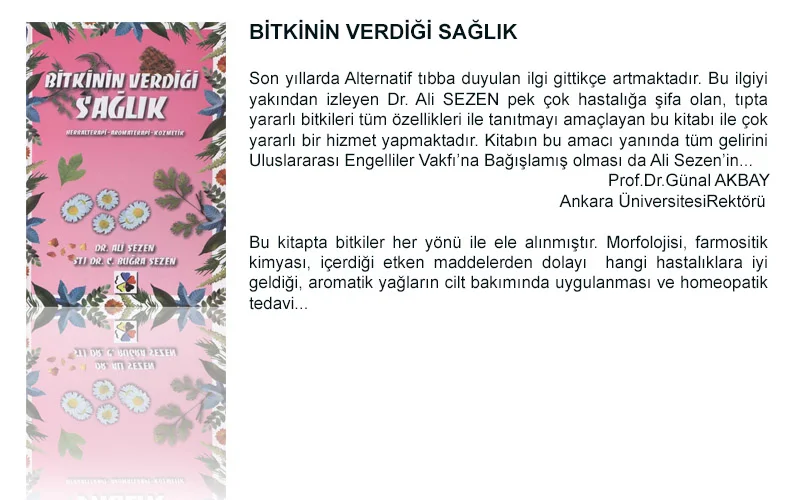 Health from Plants - Dr. Ali SEZEN
