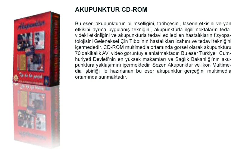 CD ROM Acupuncture - Dr. Ali SEZEN