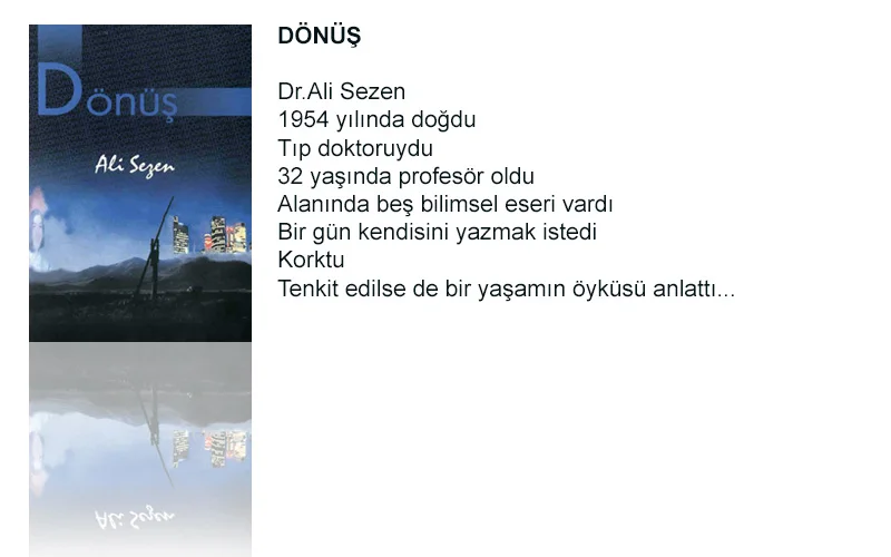 Return - Dr. Ali SEZEN