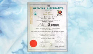 Dr. Ali Sezen Certificate 12